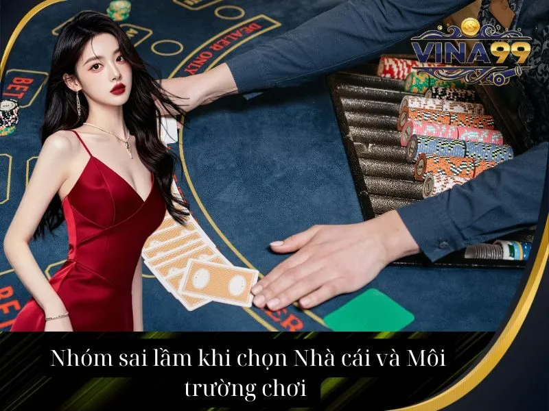 Nhóm sai lầm khi chọn Nhà cái và Môi trường chơi 