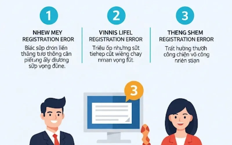 Khắc Phục Các Lỗi Thường Gặp Khi Đăng Ký Vina99